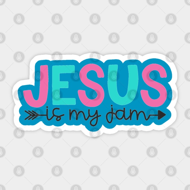 Jesus is my jam Sticker by JakeRhodes